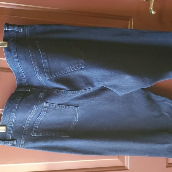 Gloria Vanderbilt AMANDA Dark Blue Straight Jeans SIZE 16 - Picture 9 of 10
